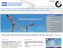 Tablet Screenshot of metalnauzadnovkabel.rs